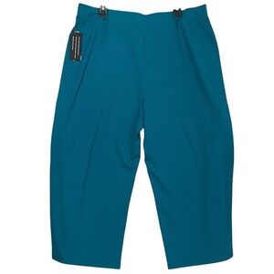 NWT Investments Turquoise Blue Pants Women Size XLS